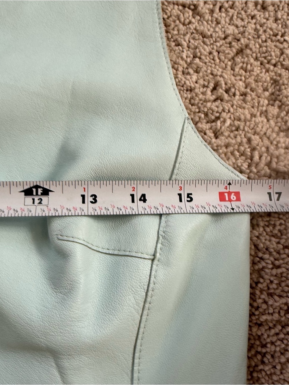 Per Se Leather Sheath Dress 4 - Picture 7 of 11